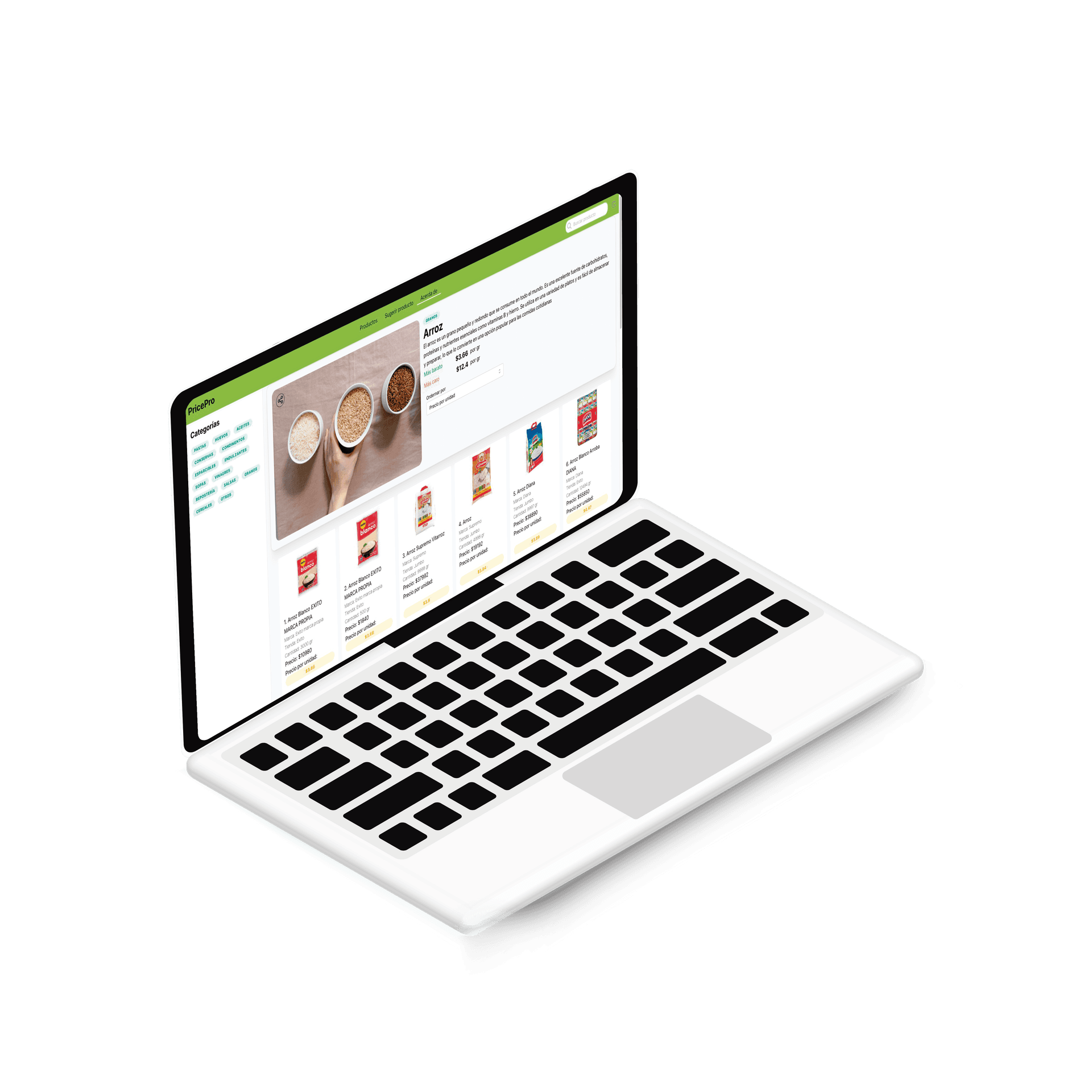 PricePro laptop light